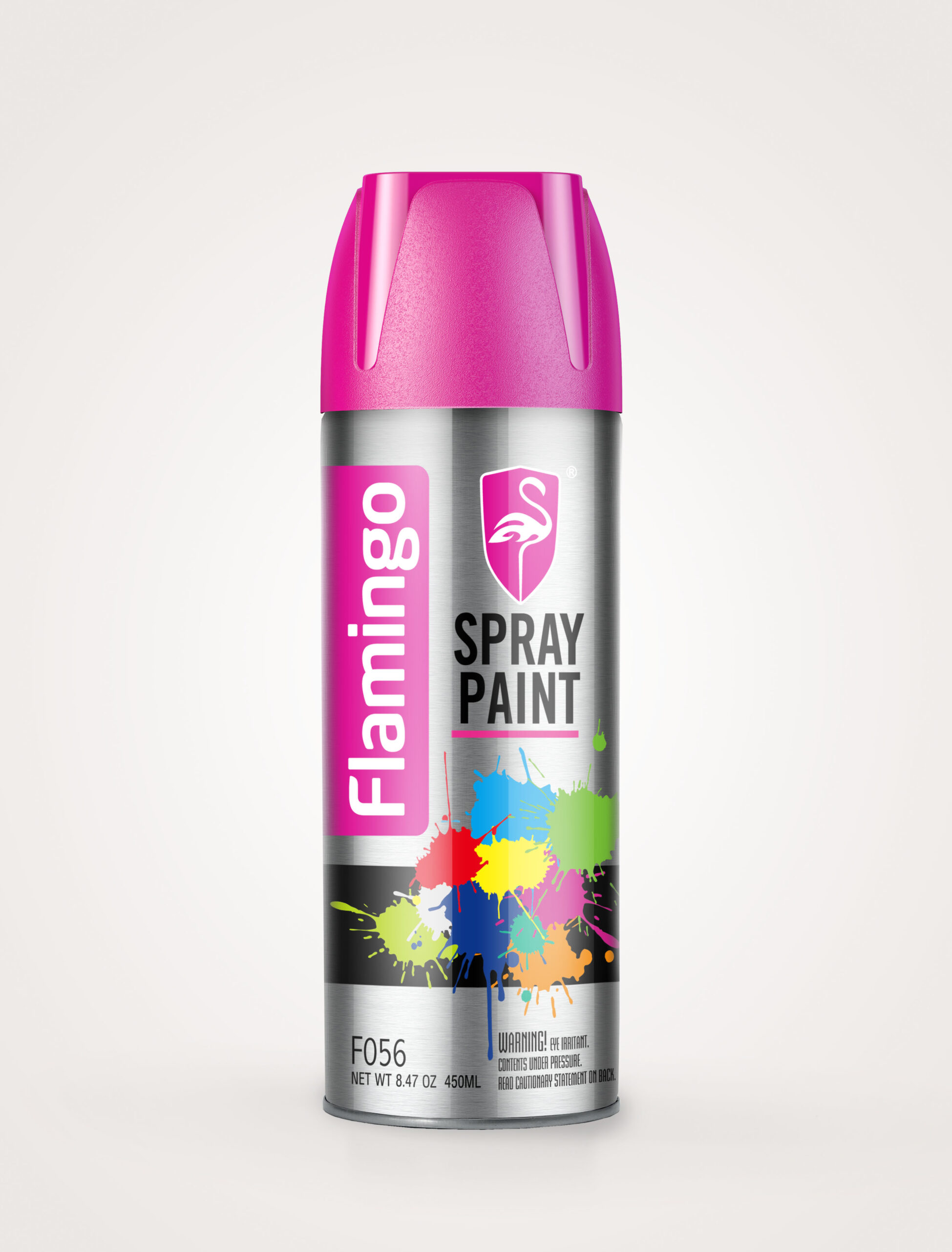 Pintura en Spray Negro Brillante 450 ML - Flamingo Chile